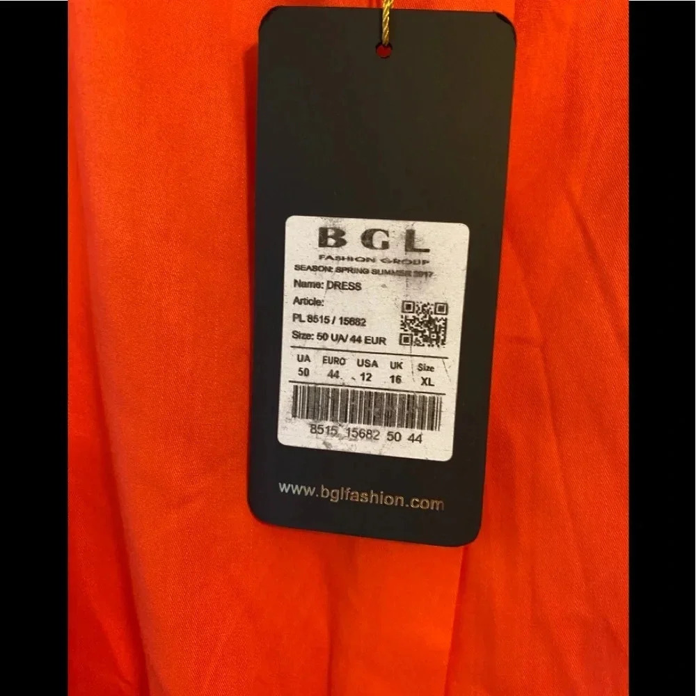 NWT BGL Coral Belted Dress Sz 12 - Picture 6 of 8